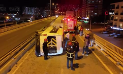 Alkollü genç, patronunu ve servis şoförünü gasp ettikten sonra kaza yaptı