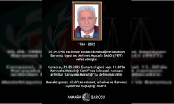 Avukat Mehmet Mustafa Balcı hayatını kaybetti