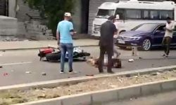 Bir motosikletin diğerine çarptığı kazada 2'si ağır 3 kişi yaralandı