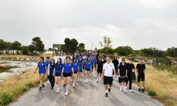 ‘1919’dan Geleceğe Yürüyoruz Atatürk’le’ sloganıyla yüzlerce genç bir araya geldi