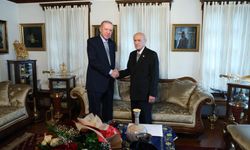 Cumhurbaşkanı Erdoğan'dan Bahçeli'ye ziyaret: İki lider Ankara'da bir araya geldi