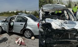 Facia gibi kaza! Otomobil, tıra çarptı: Ölü ve yaralılar var!