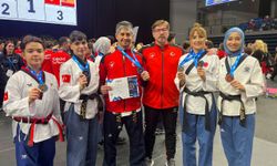 Gaziemir'in taekwondo yıldızları Avrupa'yı fethetti