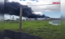 Gebze’de boya fabrikasında yangın