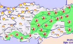 Meteoroloji'den kuvvetli sağanak yağmur uyarısı geldi