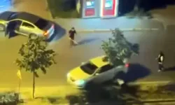 Trafikte tartıştılar, otomobilini sürücünün üstüne sürdü