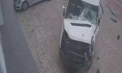 Kaza sonrası servis aracı iş yerine daldı