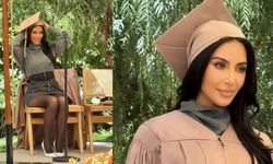 Kim Kardashian hukuk eğitimini tamamlayarak mezun oldu