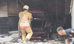 Oto yıkamacıda çıkan yangıında iş yeri sahibi hayatını kaybetti
