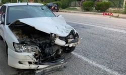Otomobilin çarptığı motosikletin sürücüsü ve eşi feci şekilde can verdi