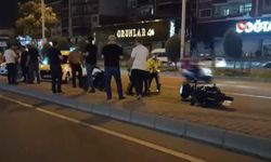 Polis memuru ve eşi motosiklet kazasında yaralandı
