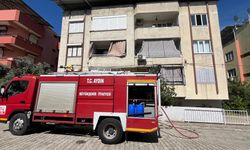 Prizde unutulan ütü yangına yol açtı: Yatak odası kül oldu!