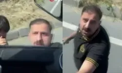Trafikte sandalyeli saldırı! Tır şoförüne dehşeti yaşattılar!