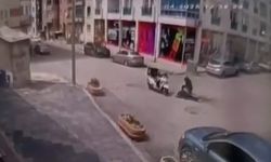 Yaşlı adamın hayatını kaybettiği kaza kamerada