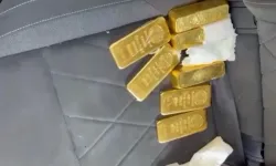Otomobilin bölmelerine yerleştirilmiş 10 kiloya yakın altın ele geçirildi