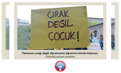 Eğitim İş İzmir Şubeleri'nden çarpıcı sergi: 'Tekinsizliğe teslim olmayacağız!'
