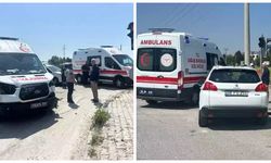 Feci kaza: Hastayı taşıyan ambulansla otomobil çarpıştı