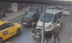 Fren yerine gaza bastı, 4 araca çarptı