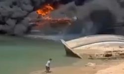 İran'da iskelede korkutan yangın! 10'dan fazla tekne alev alev yandı