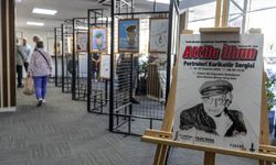 Karşıyaka'da "Attila İlhan Portreleri Karikatür Sergisi" açıldı