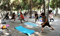 Karşıyaka'nın parklarında spor keyfi başladı