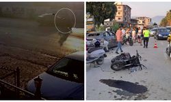 Motosiklet otomobile ok gibi saplandı: 1 ölü, 1 yaralı