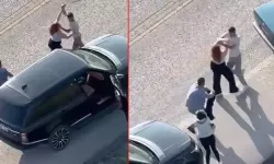 Trafikte akıllara durgunluk veren olay: Döner bıçağıyla saldırdı...
