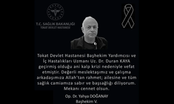 Başhekim Yardımcısı Uzman Dr. Duran Kaya hayatını kaybetti