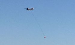 İzmir Buca BEGOS'ta yangın! Helikopterle müdahale ediliyor