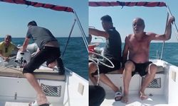 Denizde panik anları: Vatandaşlar saniyelerle yarıştı!