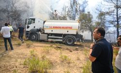 Gökdere yangınına Bornova'dan müdahale seferberliği