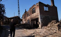 İzmir Ödemiş, yangın sonrası havadan görüntülendi
