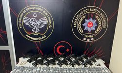 İzmir'de yasa dışı silah ticaretine dev operasyon