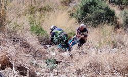 Közlenen patlıcan yangına döndü: Emekli öğretmen uçurumdan düştü!