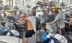 Yol ortasında kan donduran linç girişimi: Bir kişi öldüresiye dövüldü!