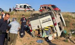 Tarım işçilerini taşıyan minibüs şarampole uçtu: Çok sayıda yaralı var!