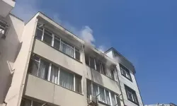 3 katlı binada yangın çıktı, 1 kişi dumandan etkilendi