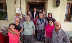 Tugay yangında zarar gören Ödemiş Köseler'i ziyaret etti