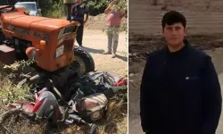 Traktörle çarpışan 17 yaşındaki motosiklet sürücüsü hayatını kaybetti