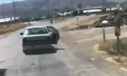 Açık kapıyla trafikte can pazarı