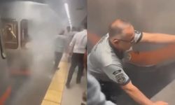 Bağcılar’da metro seferinde yangın paniği: Yolcular tahliye edildi