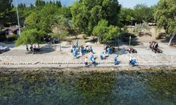 Çevre gönüllüleri, Çakalburnu Lagünü için el ele verdi