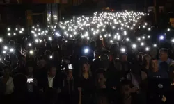 C*nayete kurban giden Sinem için sessiz ışıklı yürüyüş