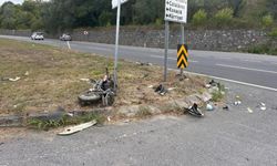 D-650 kara yolunda elektrikli bisikletle otomobil çarpıştı: 1 ölü