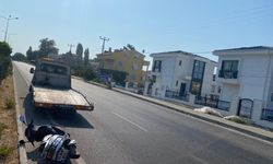 Direksiyon hakimiyetini kaybeden motosiklet kaldırıma devrildi: 1 ölü, 1 yaralı