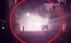 Sıcak nedeniyle elektrik tellerinde patlama meydana geldi