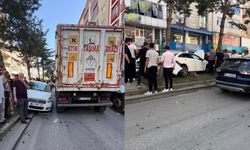 Faciaya ramak kala.. Kalp krizi geçiren tır sürücüsü önündeki otomobile çarparak durabildi