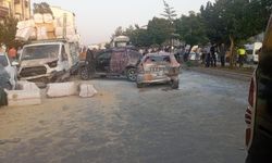 Freni boşalan tır dehşet saçtı: 8 araç hurdaya döndü, yaralılar var!