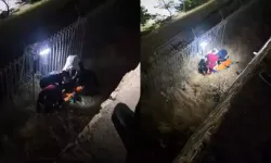 Dengesini kaybeden kişi 4 metre yüksekliğindeki istinat duvarından düştü