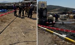 İzmir'de kaçak akaryakıt bertarafında patlama: 1 yaralı, 16 araç hasarlı
